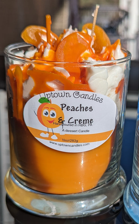 Peaches & Creme Dessert Candle